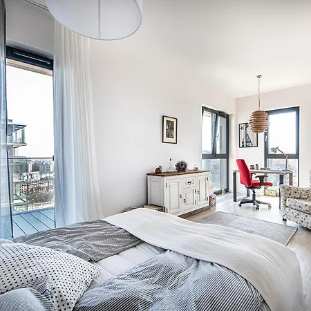 Panorama Penthouse - Center 100m2, Fast Wi-fi * Katowice