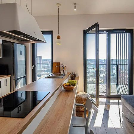 Panorama Penthouse - Center 100m2, Fast Wi-fi Apartment