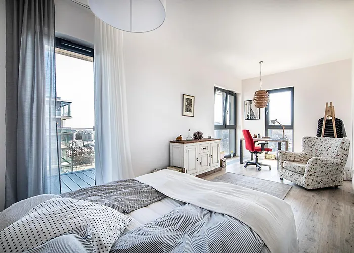 Panorama Penthouse - Center 100m2, Fast Wi-fi * Katowice