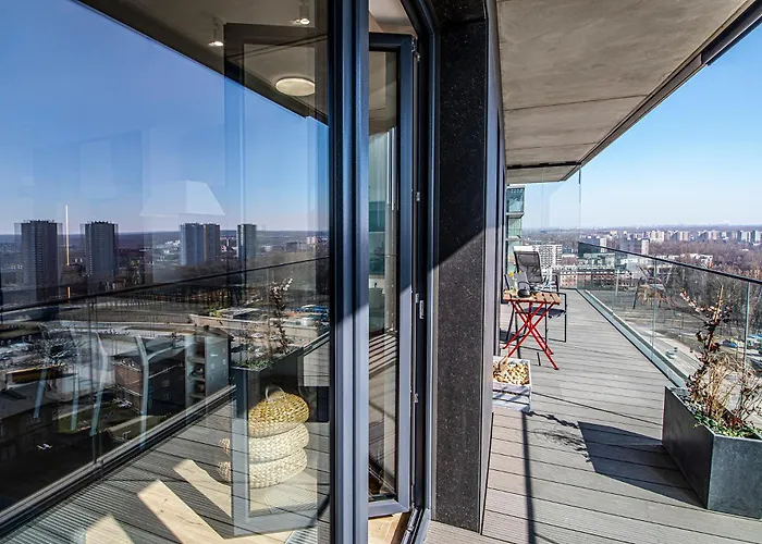 Panorama Penthouse - Center 100m2, Fast Wi-fi Appartement Katowice